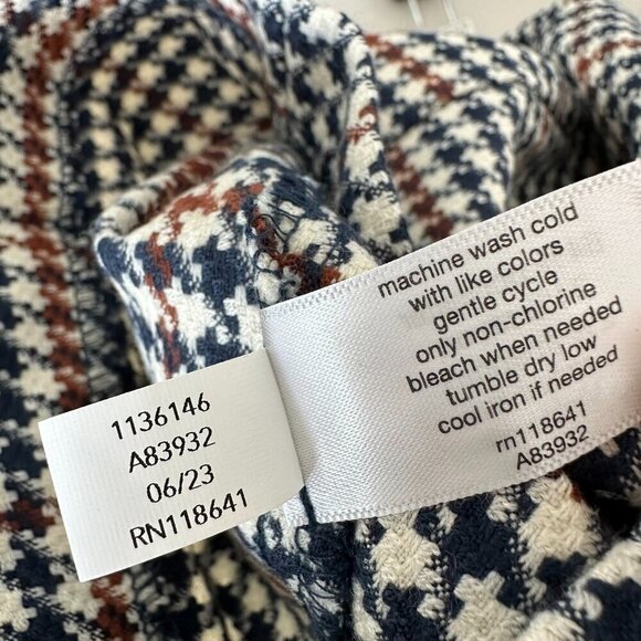 Lane Bryant Pants Size 20 Houndstooth Straight Mid Rise - Picture 6 of 10